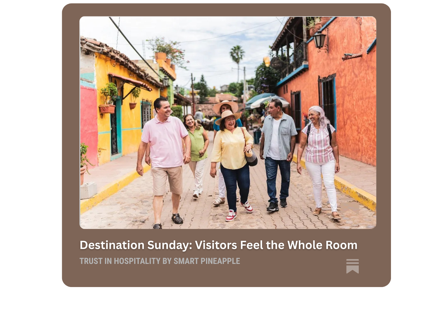 Visitors walking together through a colorful historic district, reflecting a coordinated and welcoming destination atmosphere Visitors walking together through a colorful historic district, reflecting a coordinated and welcoming destination atmosphere