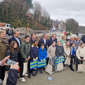 Nouveau pont, nouveaux accès : le pôle multimodal de Saint-Job (Bruxelles) officiellement inauguré