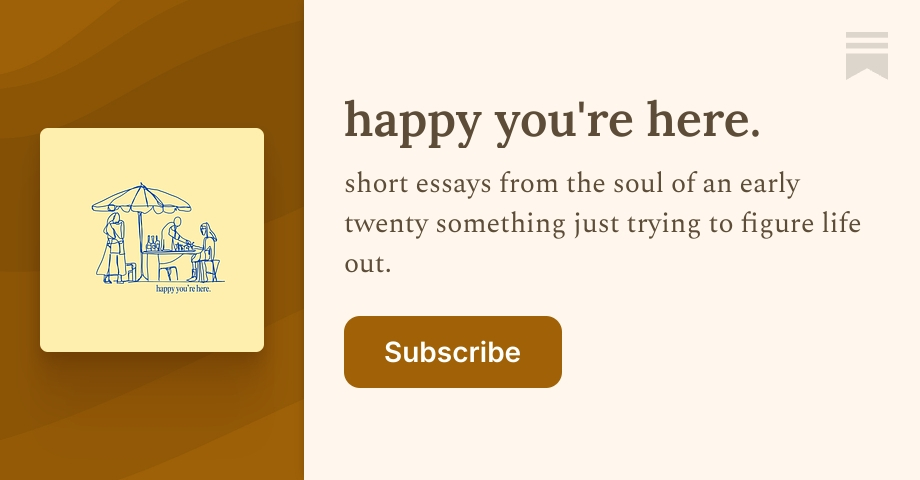 happy you're here. | sophia carter | Substack