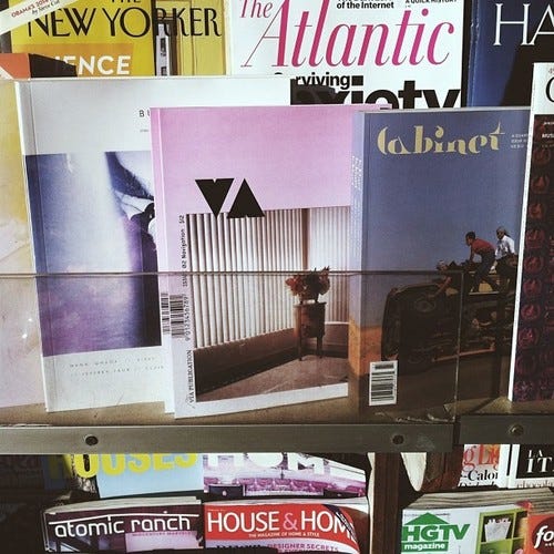 VIA cover on the newsstand VIA cover on the newsstand