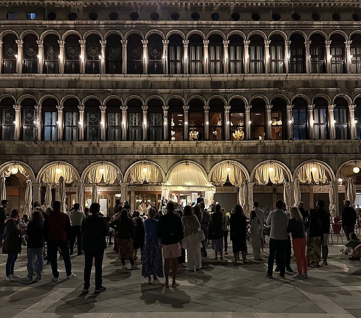 Cafes in Piazza San Marco Venice