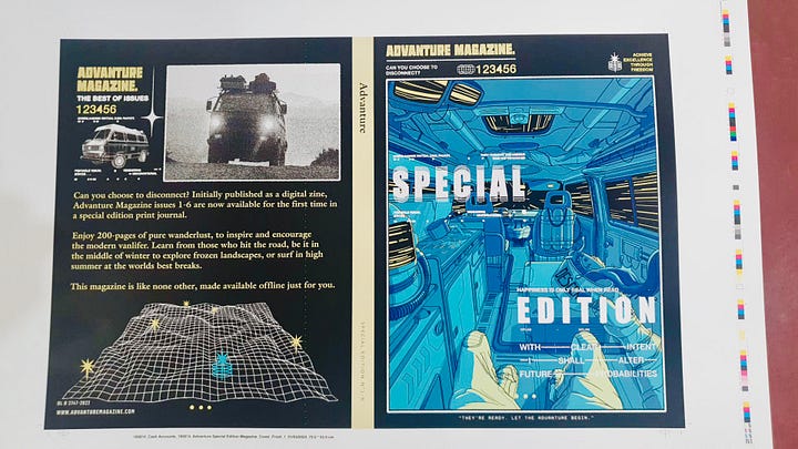 Advanture Magazine special edition 1-6 cover
