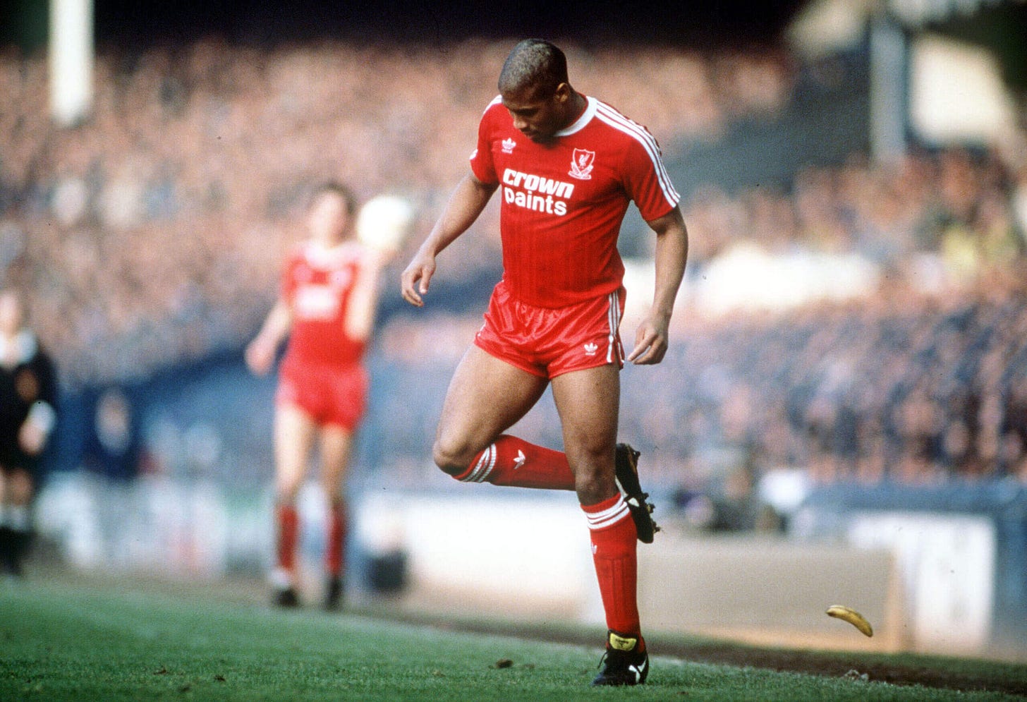 John Barnes and a banana: The story behind English football's most  notorious photo - The Athletic
