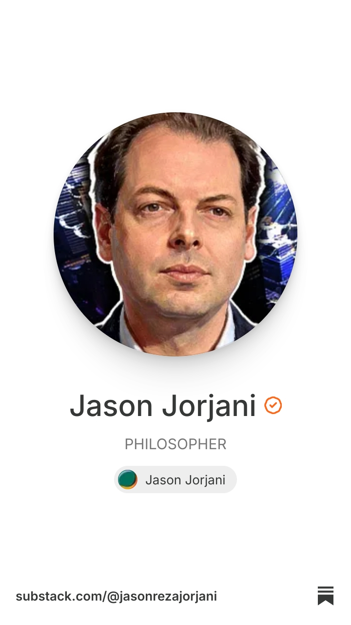 Jason Jorjani | Substack