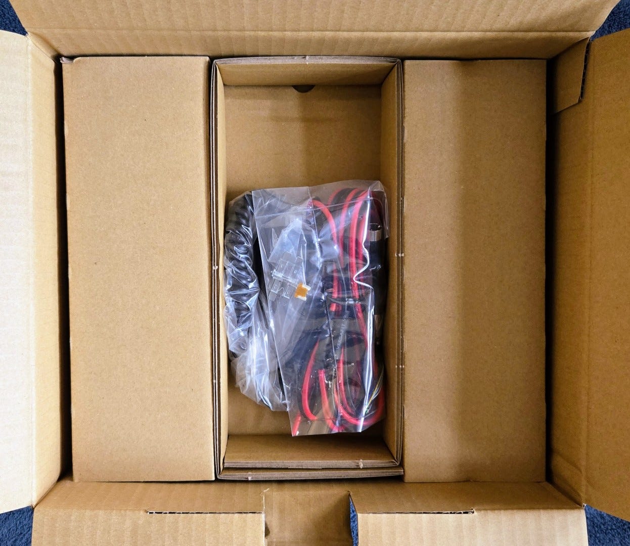 Second layer: microphone and power cable