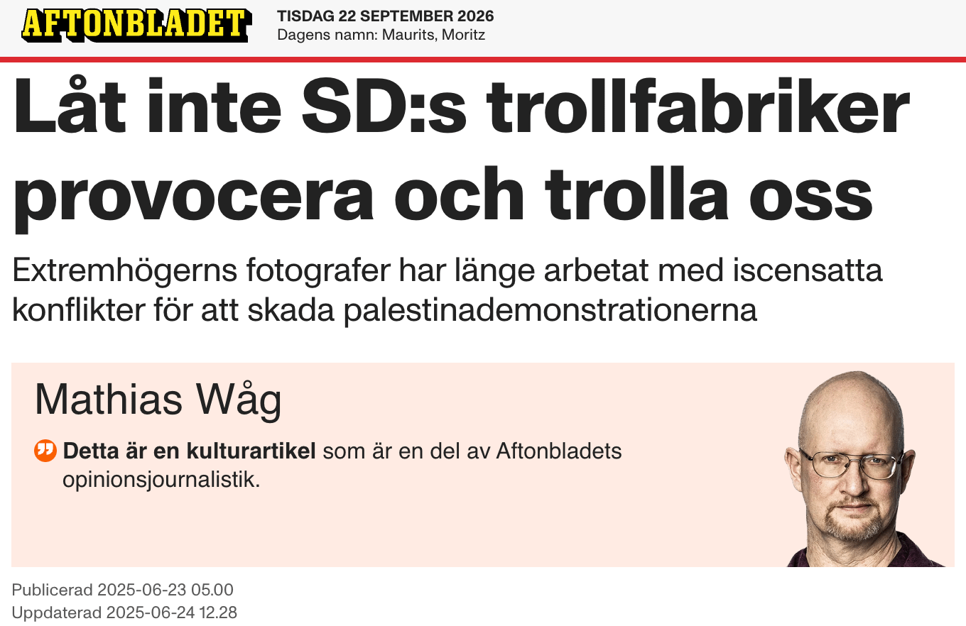 Mathias Wåg Aftonbladet Mathias Wåg Aftonbladet