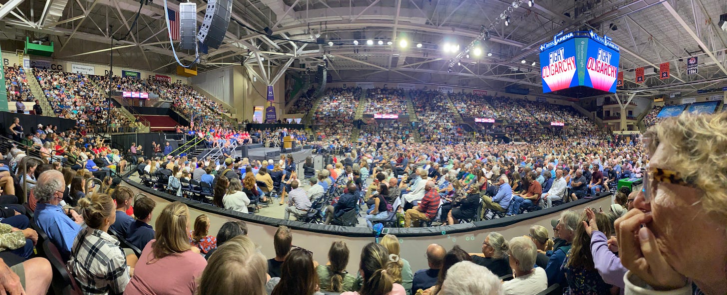 May be an image of crowd and text