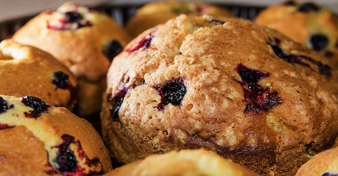 Blueberry Oat Muffins