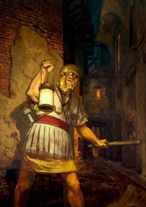 Vigiles - The barracks in Rome Vigiles - The barracks in Rome