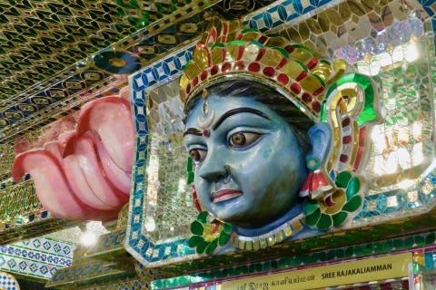 At the Glass Temple in Johor Bahru.