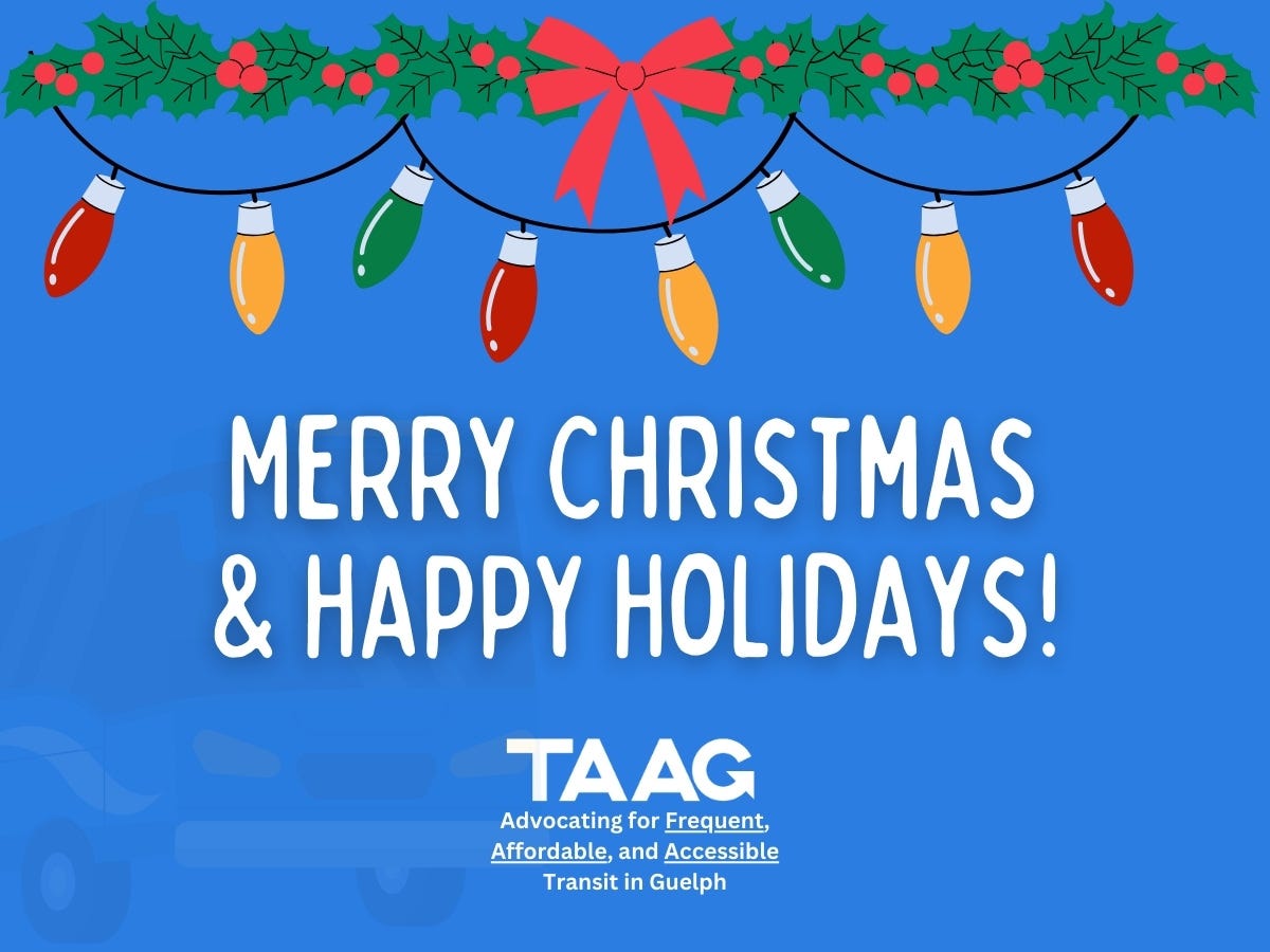 Merry Christmas and Happy Holidays from TAAG