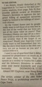 Tutu letter Tutu letter