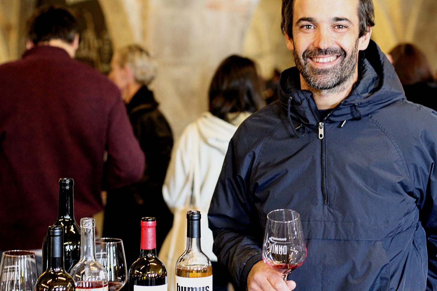 Rodrigo Filipe - Humus, At Simplesmente Vinho 2018 (Photo (C) Simon Woolf)
