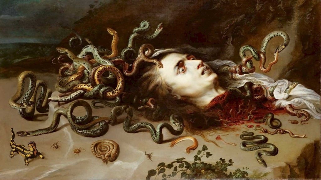 Medusa by Peter Paul Rubens 