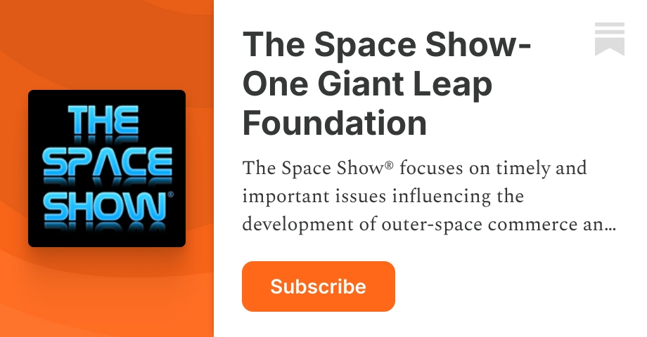 Crunch Time For The Space Show. Please Support Us During Our Annual ...