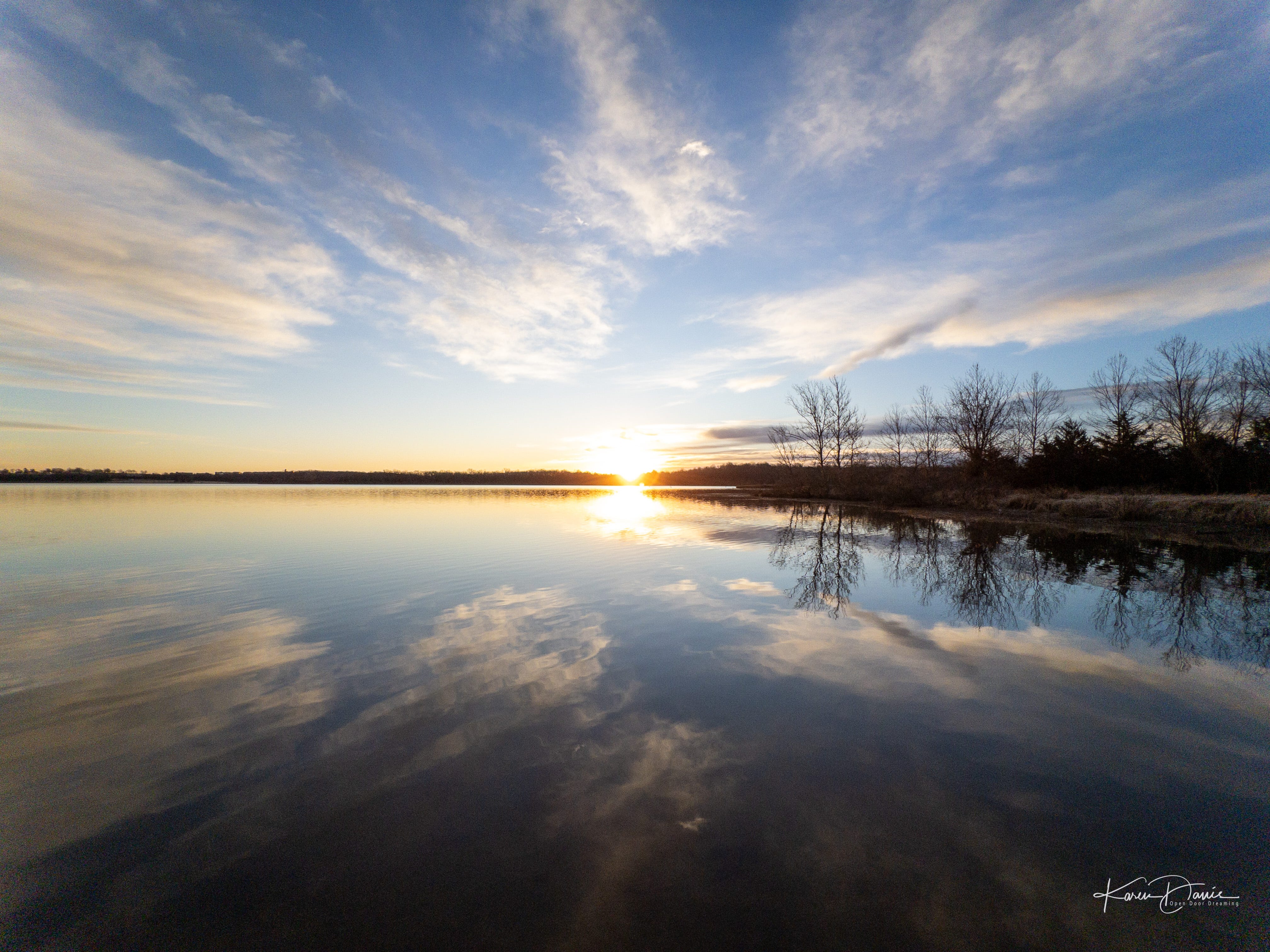 The Glory of Winter Sunrises - by Karen Davis, image size:4032x3024