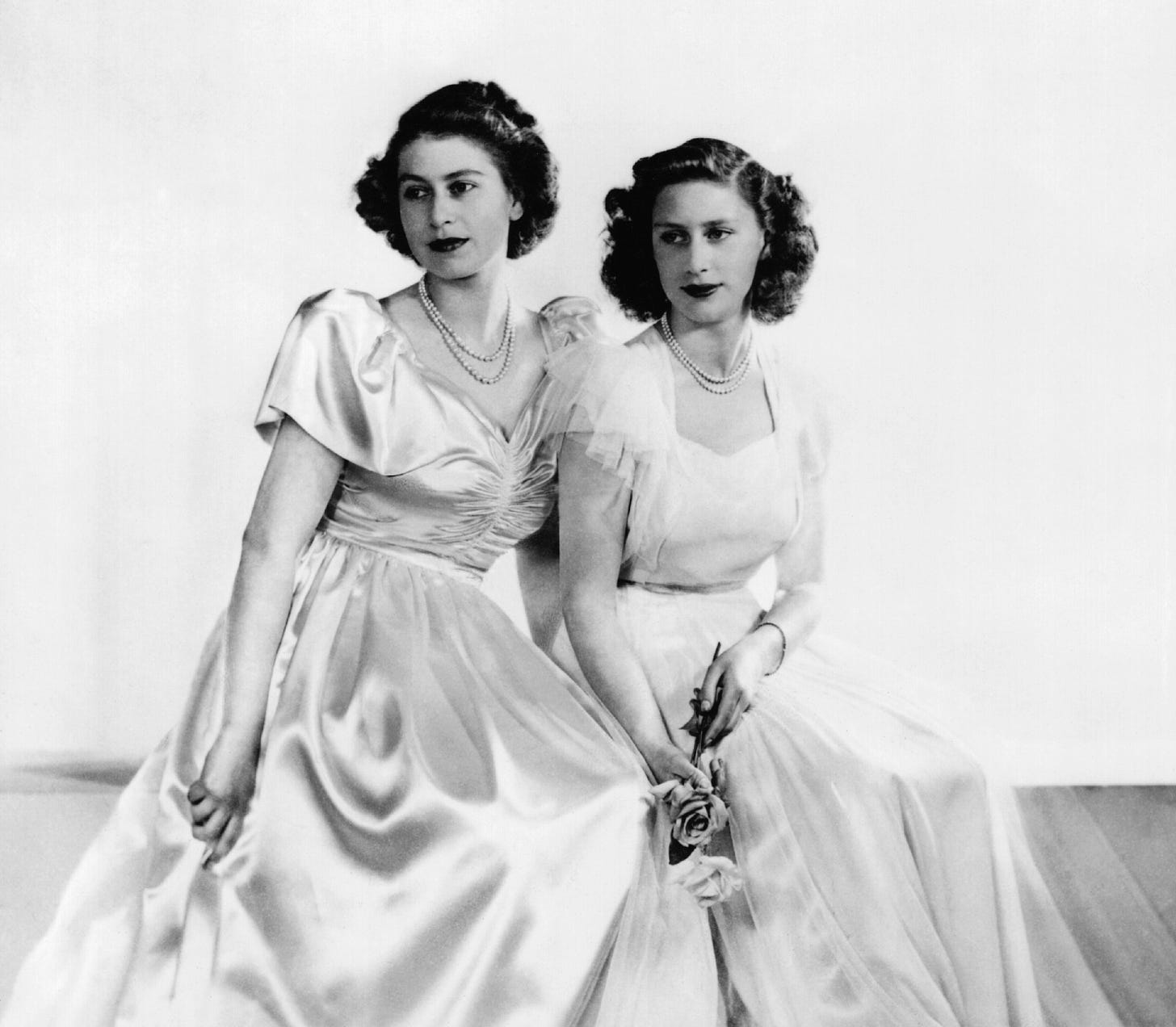 Queen Elizabeth and Princess Margaret