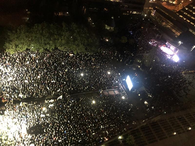 15,000 Toronto Jews and allies rally for Israel following devastating Hamas  attack | The Times of Israel