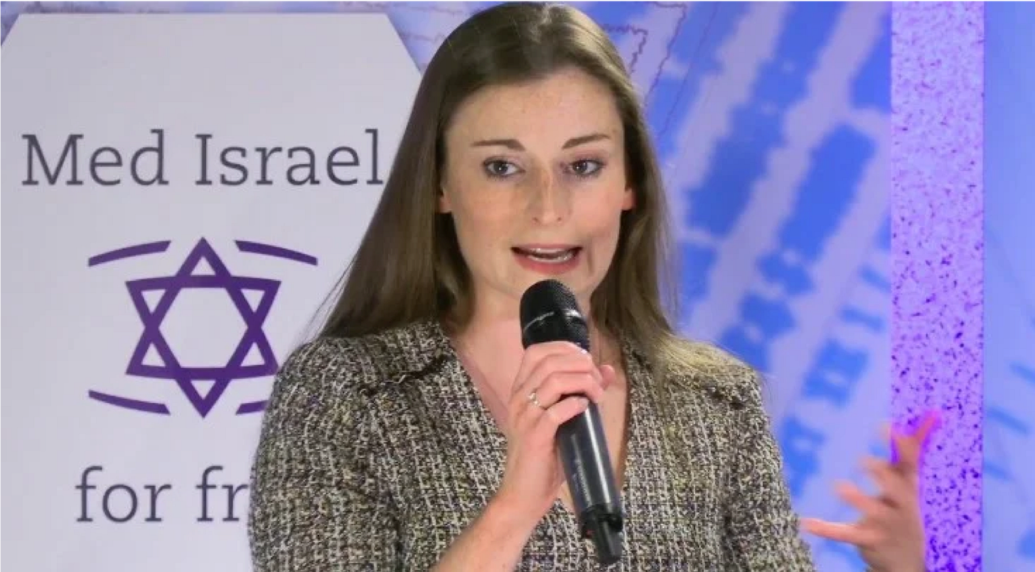 Where Israel provides the fire, Natasha Hausdorff provides the theology that blesses the sacrifice.
