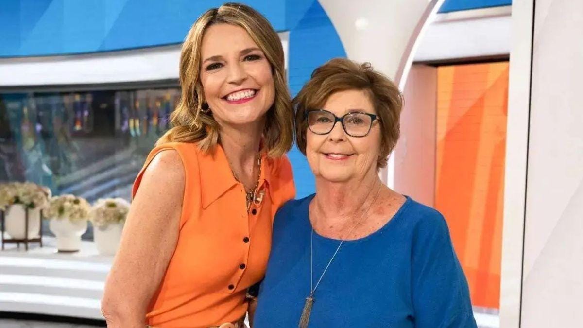 photo of savannah guthrie and mom nancy guthrie photo of savannah guthrie and mom nancy guthrie