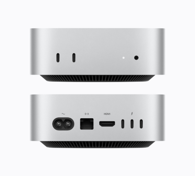 With a wide array of connectivity, the new Mac mini with M6 and M5 Pro now supports Wi-Fi 7 and Bluetooth 6, as well as 2.5Gb Ethernet for faster wired connectivity, with 10Gb available to configure.