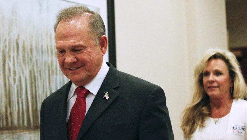 roy moore with kayla wife roy moore with kayla wife