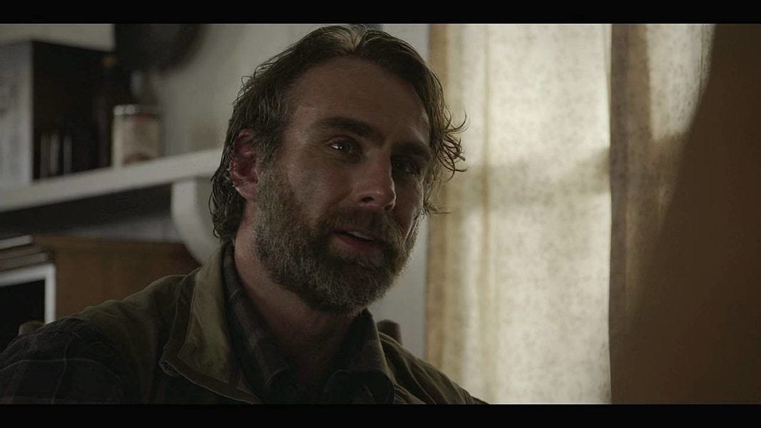 Walker Coop all grizzled and manly for his nasty encounter with Jared Padalecki. Walker Coop all grizzled and manly for his nasty encounter with Jared Padalecki.