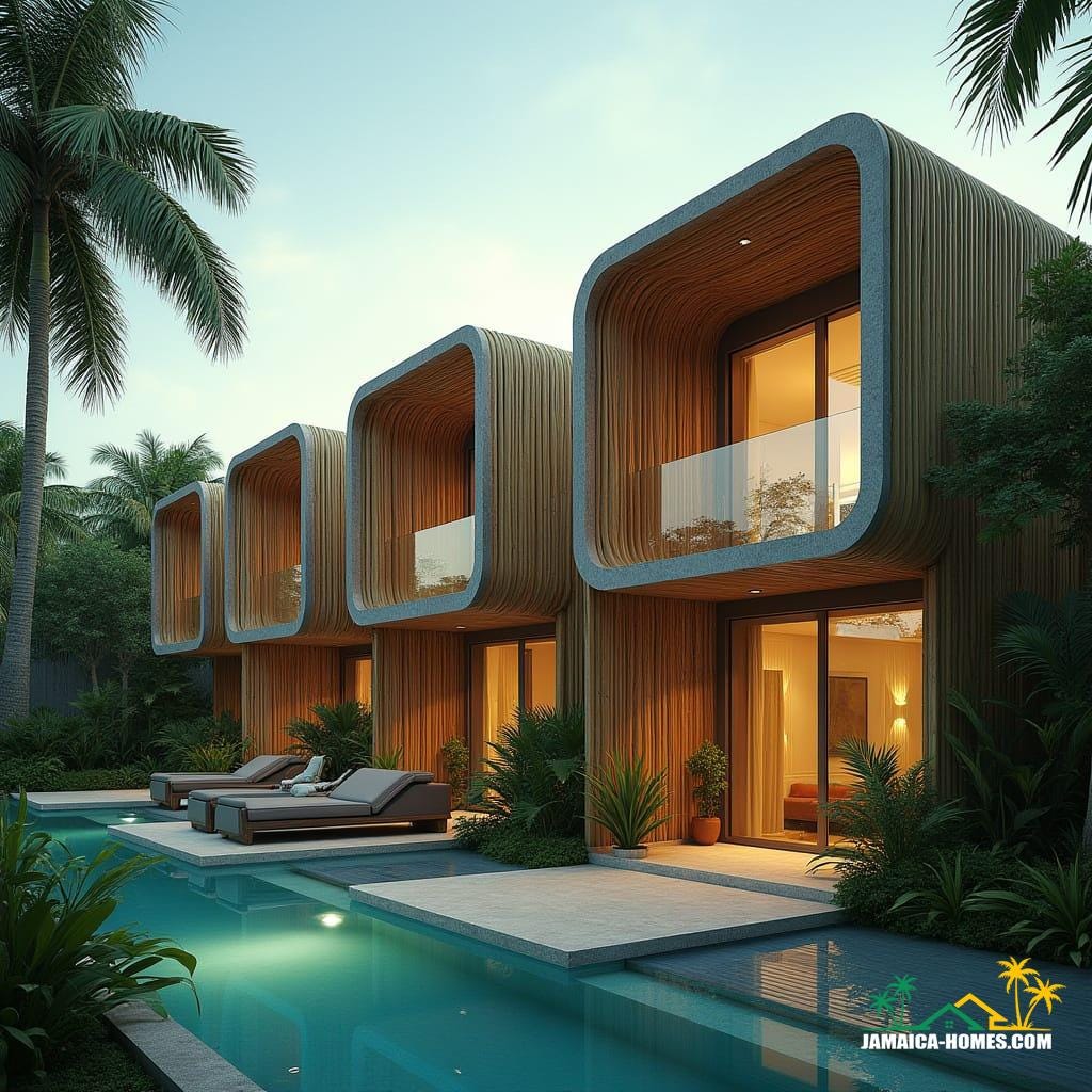 Beatiful modern h bamboo home in jamaica