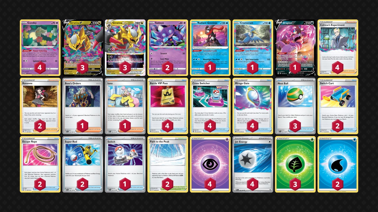 pokemon card stars Giratina VSTAR main image 1