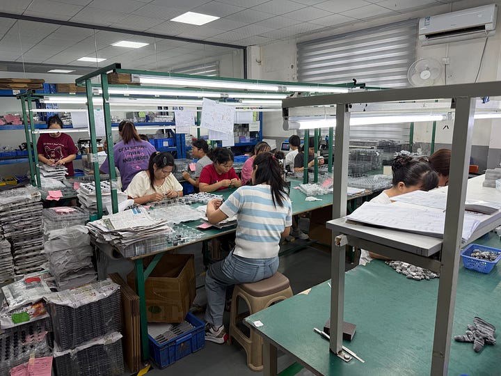 Inside a Chinese precision gear factory where parts on the floor go to ±0.005mm