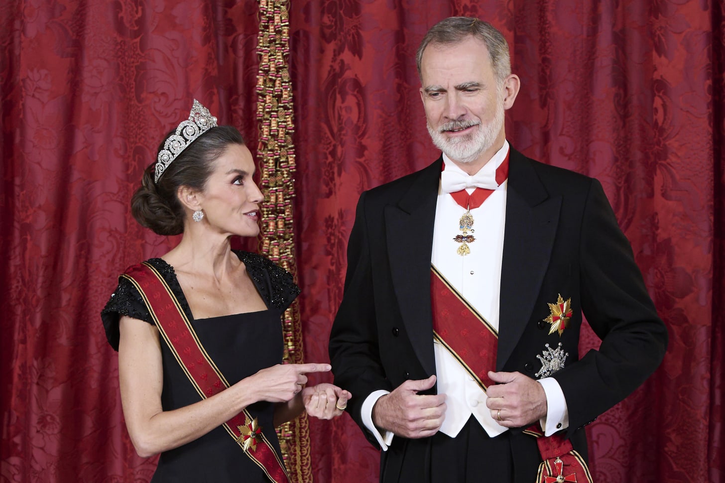 Queen Letizia and King Felipe