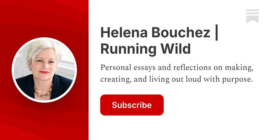 Helena Bouchez | Running Wild | Substack