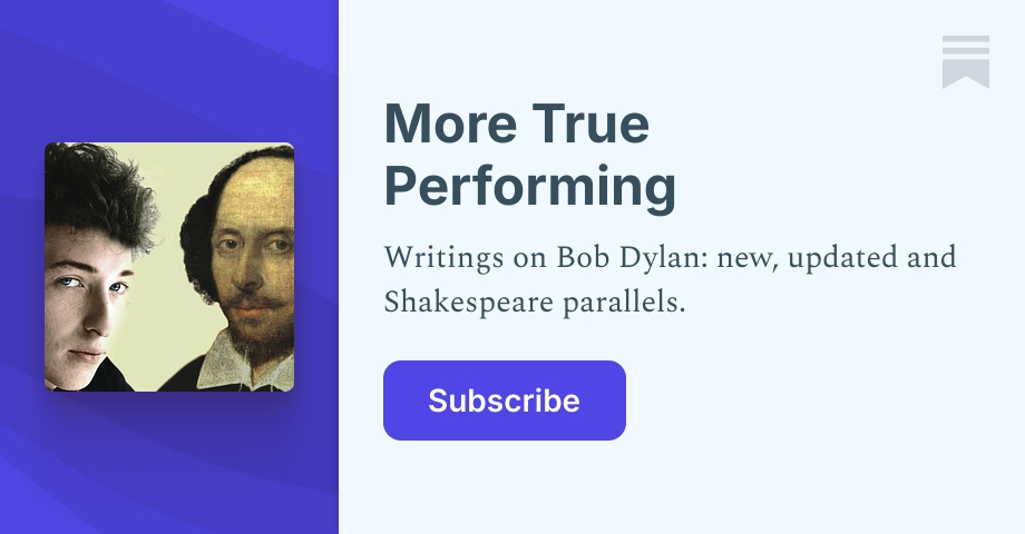 More True Performing | Andrew Muir | Substack