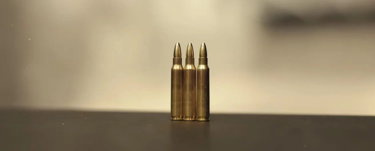 The Drone Round looks like a standard NATO round
