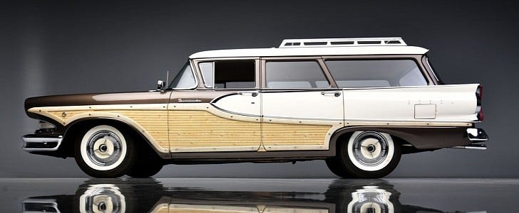 Edsel Ford II's 1958 Edsel Bermuda Wagon, 1947 Ford Woody Wagon Head to  Auction - autoevolution