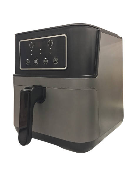 Air fryer isolated on white background (Clipping Path) Air fryer isolated on the white background with clipping path air frier stock pictures, royalty-free photos & images