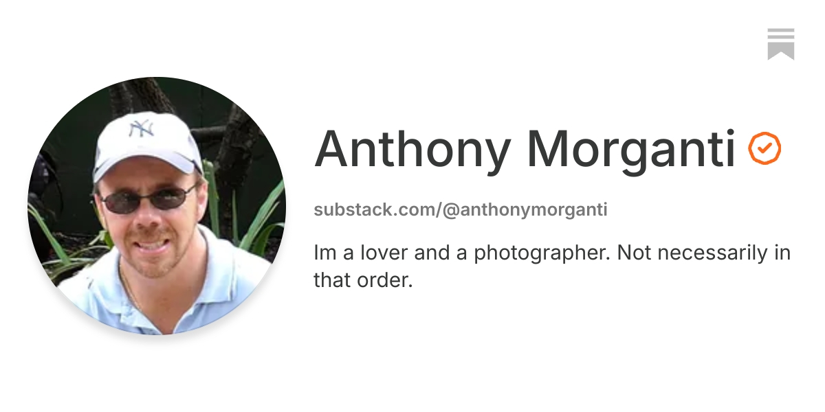 Anthony Morganti | Substack