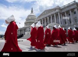Handmaids tale protest hi-res stock ...