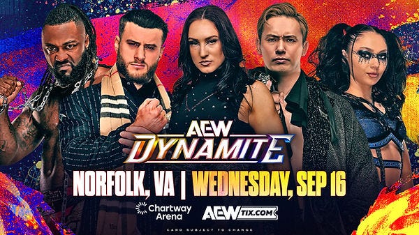 AEW Dynamite Norfolk AEW Dynamite Norfolk