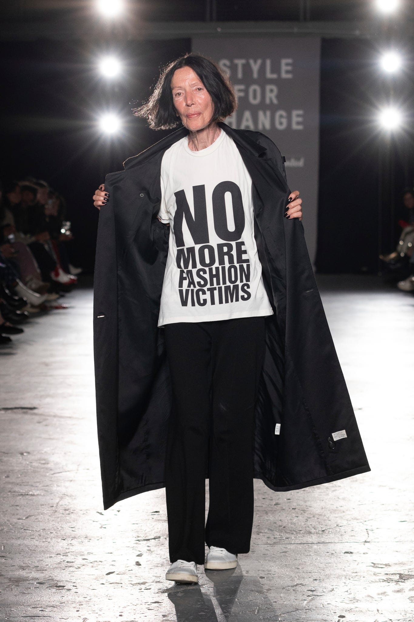 Katharine Hamnett in Oxfam's Style For Change show in partnership with Vinted, CREDIT Chris Yates and Oxfam.JPG