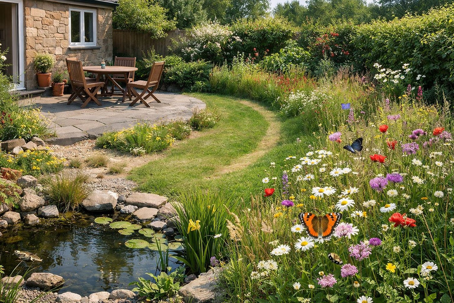 Ecotone Design - Small Garden Layout Ecotone Design - Small Garden Layout