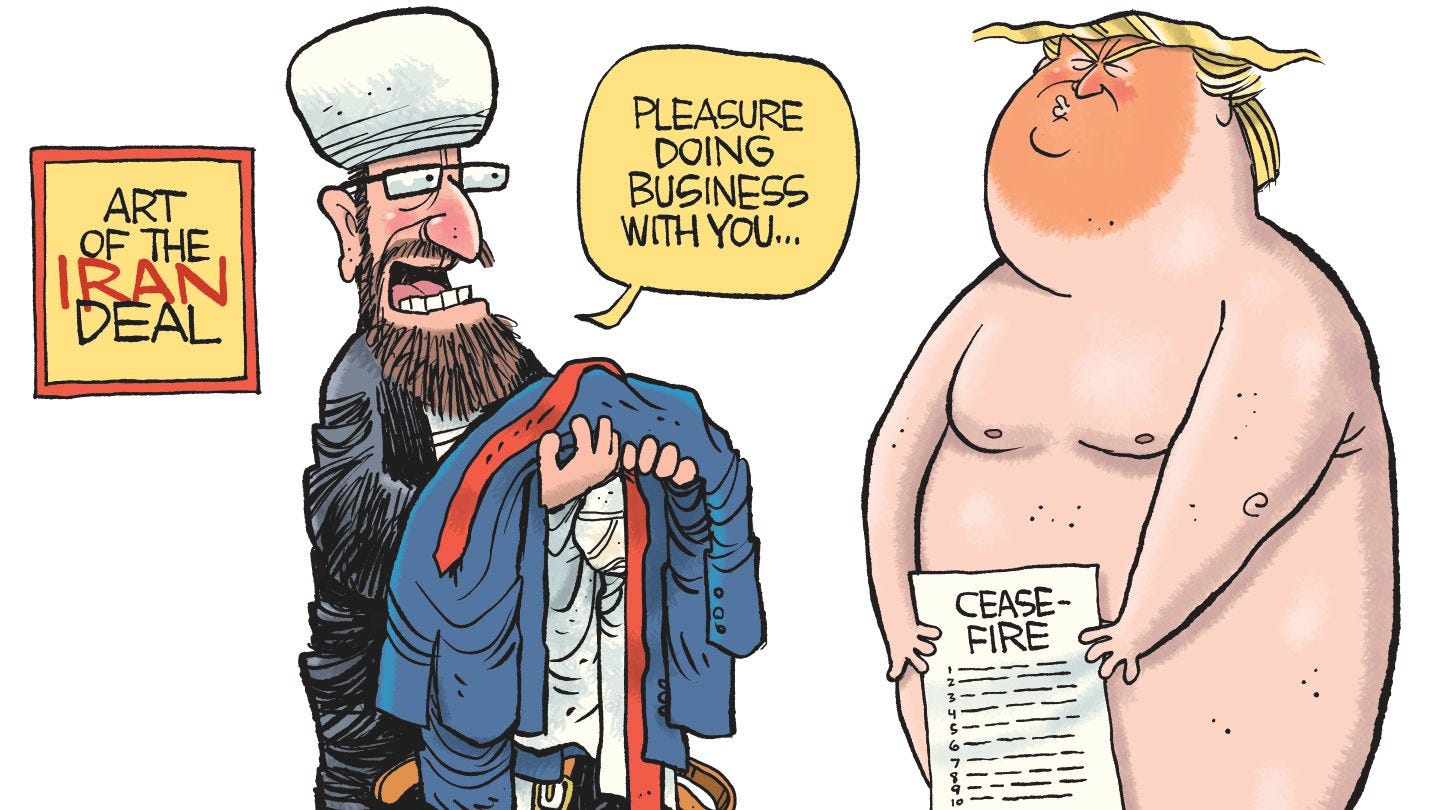 5 capricious cartoons about the Iran ceasefire deal | The Week 5 capricious cartoons about the Iran ceasefire deal | The Week