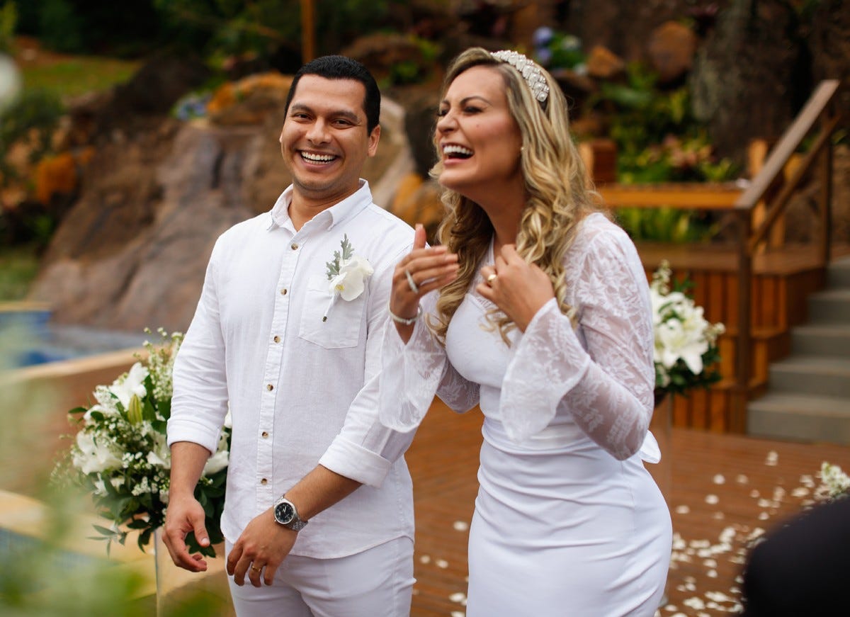 Casamento de Andressa Urach e Thiago Lopes (Foto: Bruno Dias)