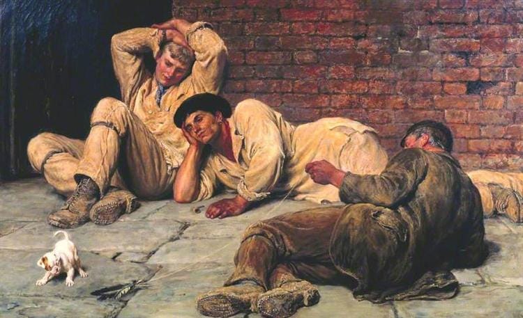 Giants at Play, 1882 - Briton Riviere
