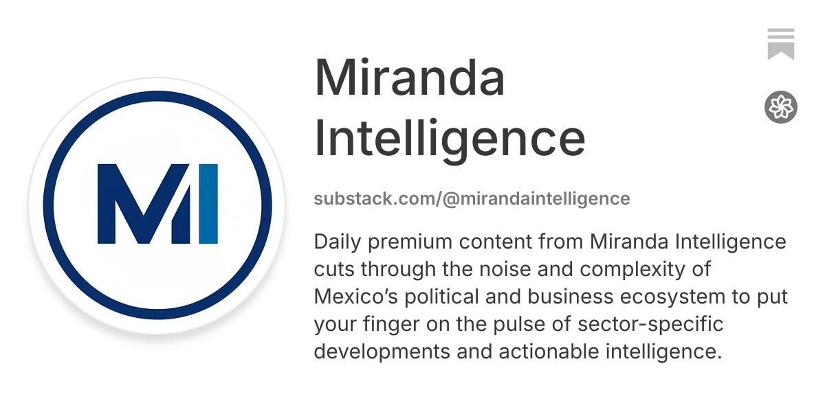Miranda Intelligence | Substack