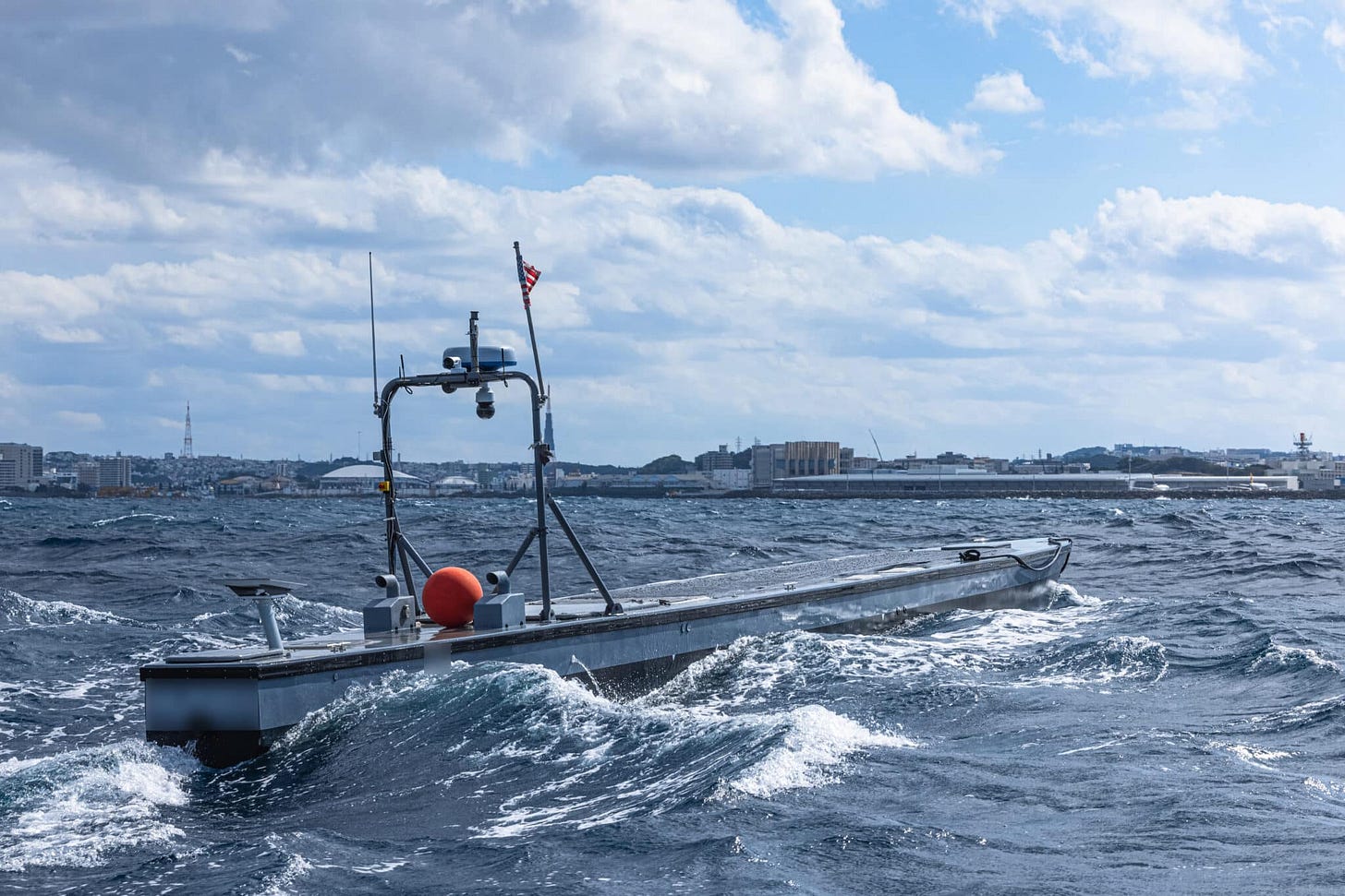 U.S. Marine Corps' ALPV USV Sets Off on First Island Chain Transit