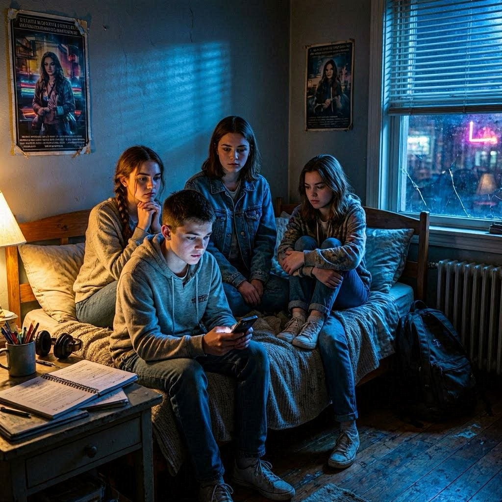 Adolescents in fear of reality