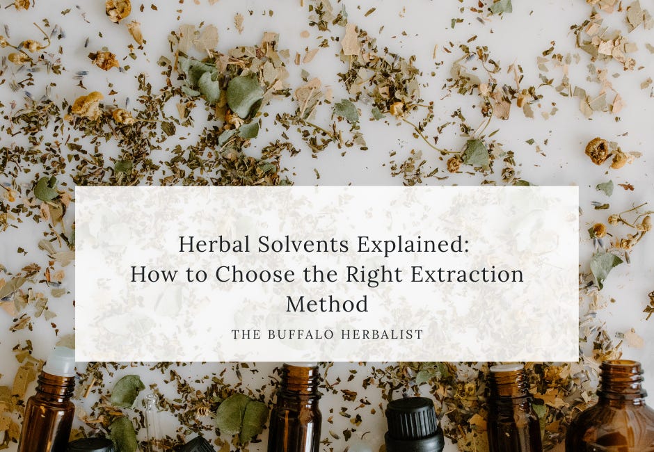 Herbal Solvents Explained: How to Choose the Right Extraction Method