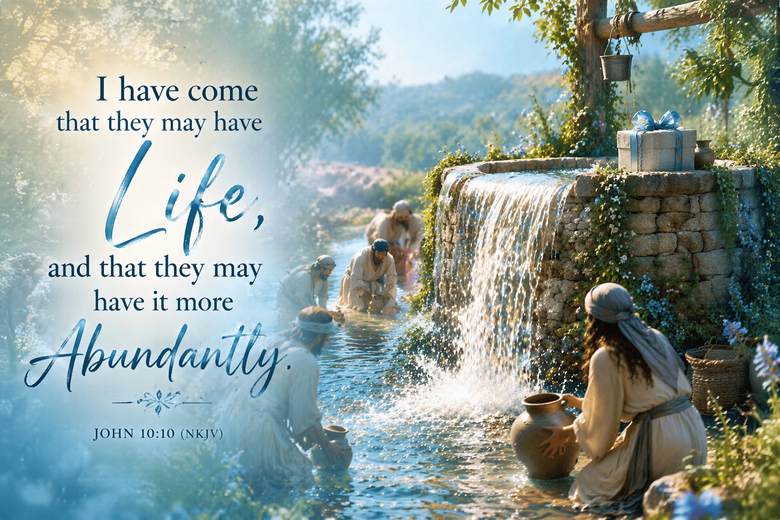 Wellspring Scripture Image From the Overflow: A Gift from the Well