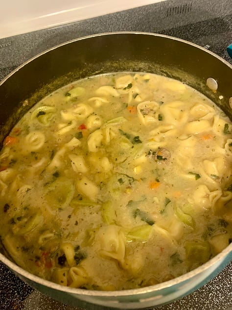 When you don't know what to say, cook! We all juggle many hats.